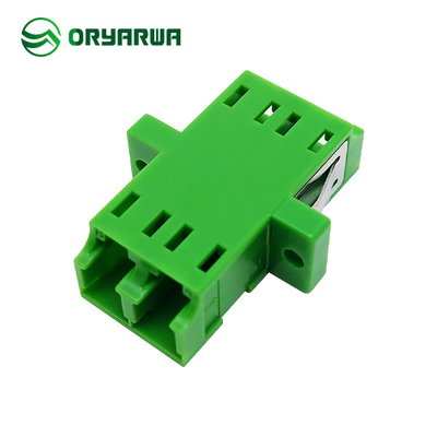 Fiber Optic Adaptor LC Duplex Flange Flangeless  One Piece Type