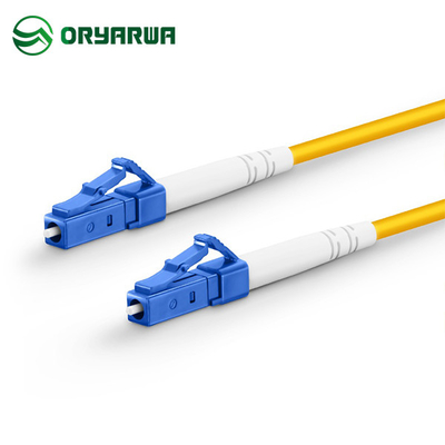 LC UPC ke LC UPC Simplex Single Mode Patch Cord OS2 LSZH