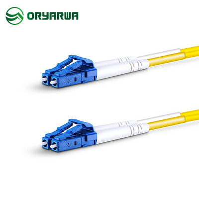 LC UPC Ke LC UPC Duplex Single Mode Patch Cord OS2 LSZH PVC