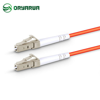 3m LC Ke LC UPC OM1 Simplex Fiber Optic Multimode Patch Cord Untuk FTTx